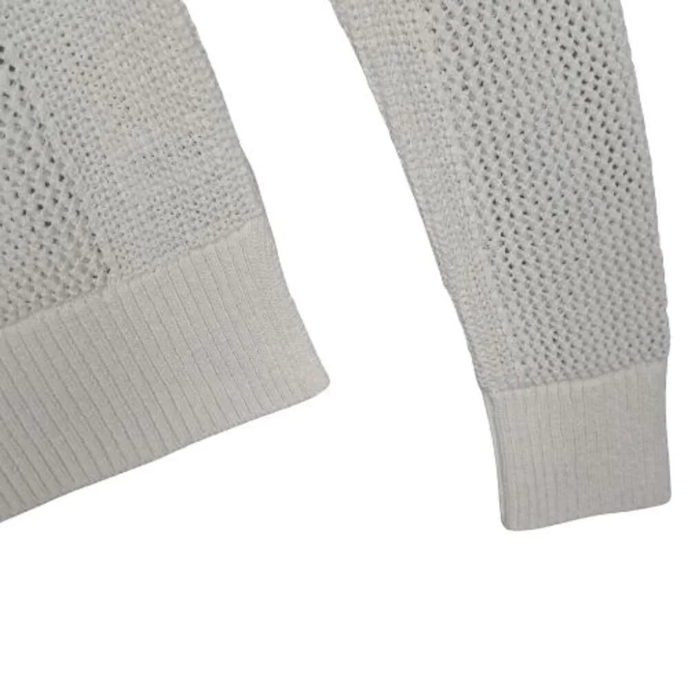 Athleta Open Knit Mesh Pullover Sweater - Picture 4 of 8